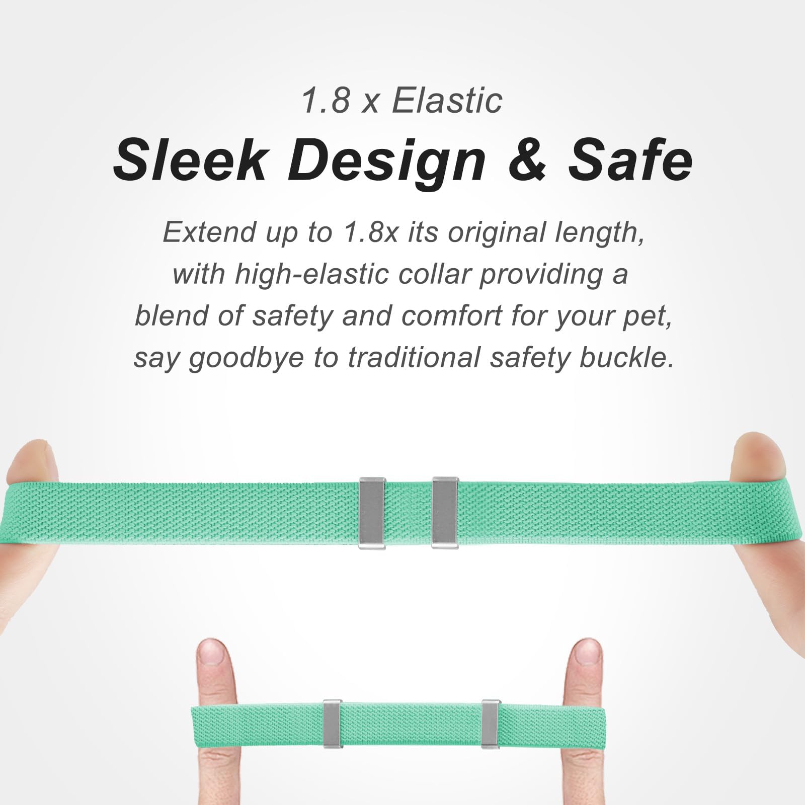 طوق للقطط من ايرتاج، طوق للقطط الصغيرة قابل للتمدد مع حامل ابل اير تاج، خفيف الوزن ومريح، اطواق للقطط والقطط الصغيرة والجراء، 7.5-12.5 انش