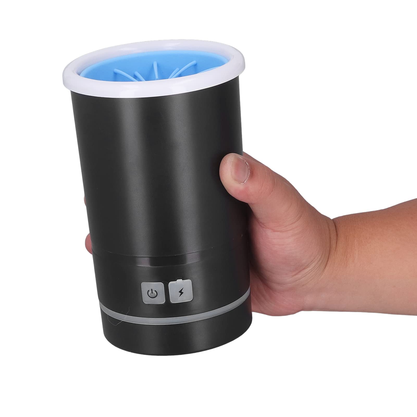 غسالة حيوانات اليفة، غسالة اوتوماتيكية للكلاب قابلة لاعادة الشحن بمنفذ USB، فرش ناعمة لتنظيف الطين، منظف قدم الحيوانات الاليفة للكلاب الصغيرة والمتوسطة والقطط