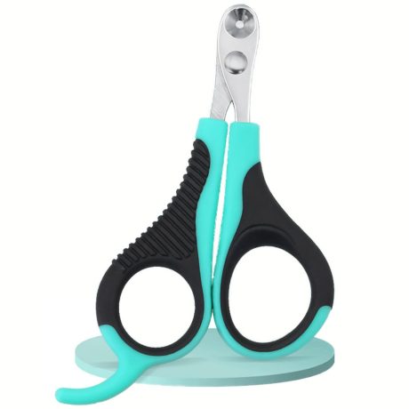 قصافة أظافر القطط الاحترافية سهلة الاستخدام بفتحة دائرية للحيوانات الأليفة وجميع أنواع القطط والقطط الصغيرة والشينشيلا وجميع سلالات الحيوانات الأليفة الصغيرة من ترومون