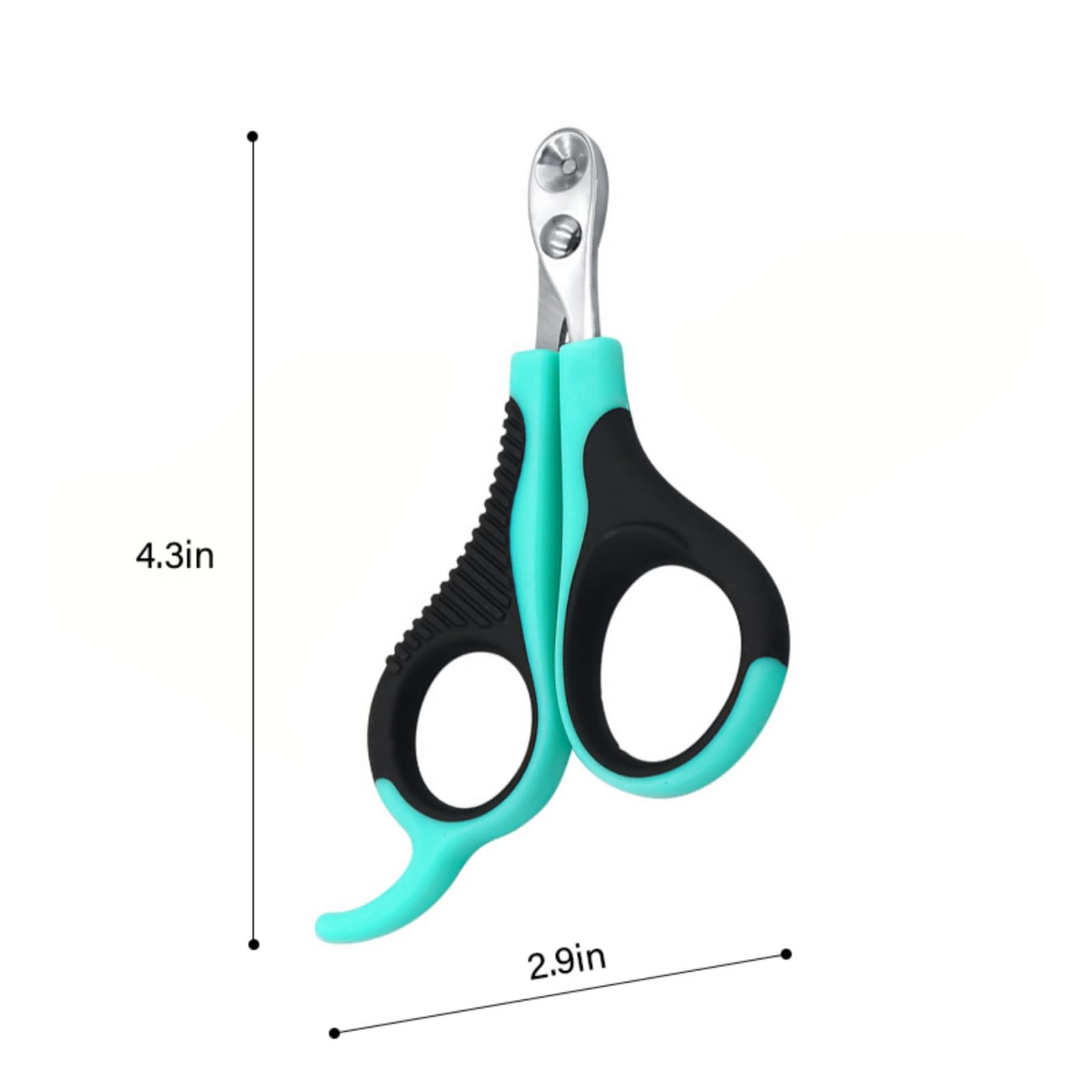 قصافة أظافر القطط الاحترافية سهلة الاستخدام بفتحة دائرية للحيوانات الأليفة وجميع أنواع القطط والقطط الصغيرة والشينشيلا وجميع سلالات الحيوانات الأليفة الصغيرة من ترومون