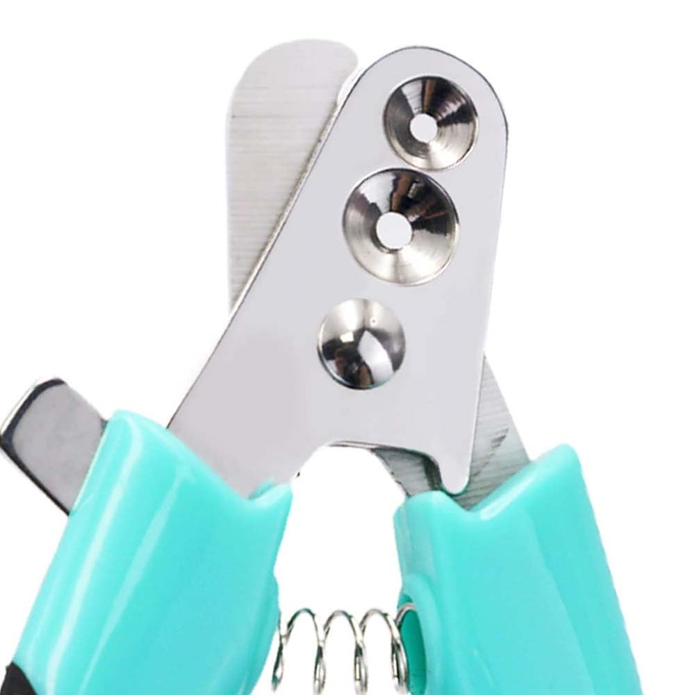 قصافة اظافر الحيوانات الاليفة مع فلتر ضغط، مقبض من الستانلس ستيل، اخضر، قطعة واحدة