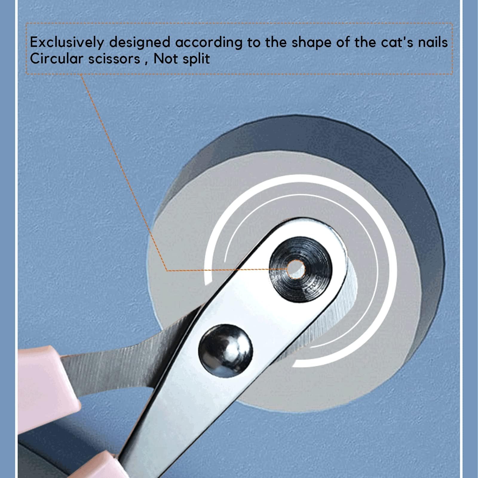 قصافة اظافر القطط من بوكيلا - ماكينة تشذيب احترافية لمخالب القطط - تناسب جميع الحيوانات الصغيرة مثل
