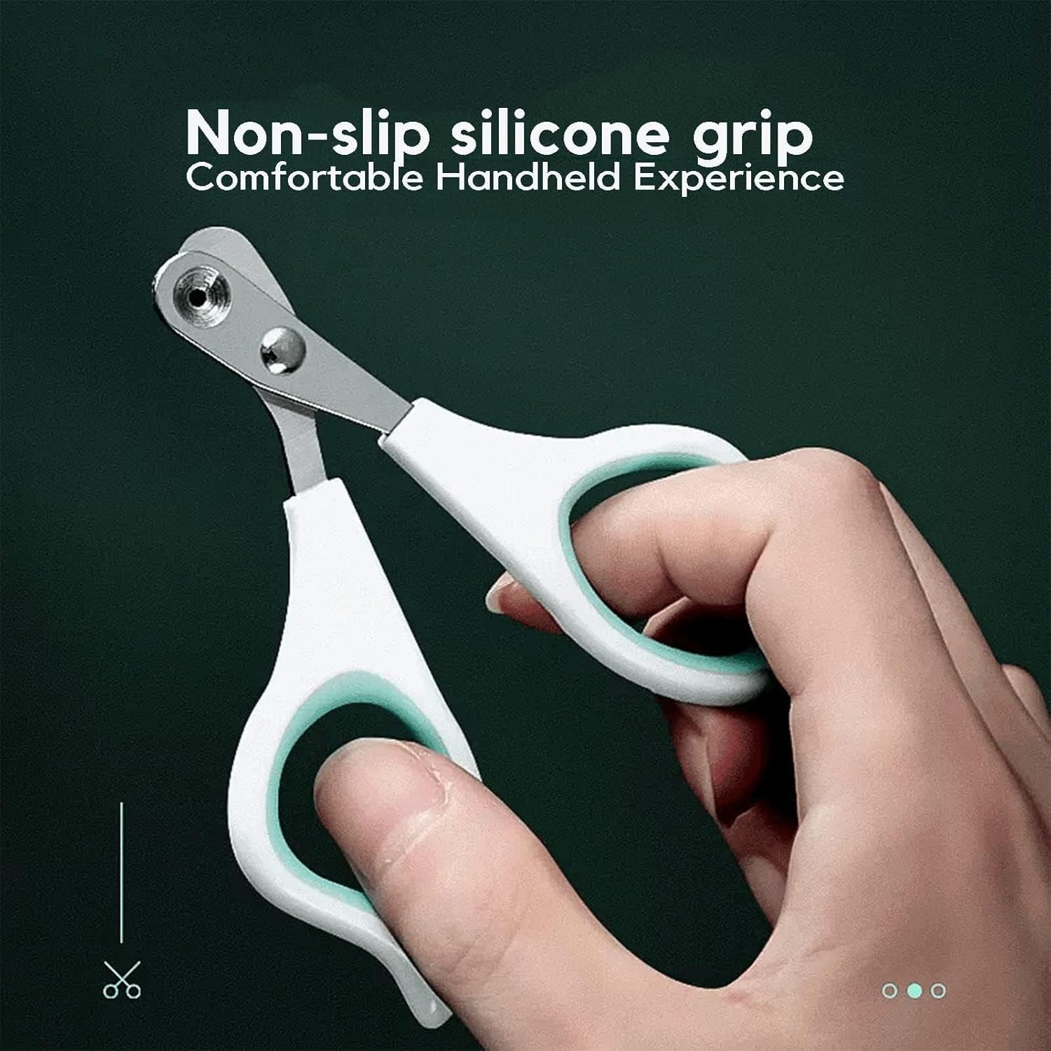 قصافة اظافر القطط من جويز، اداة تشذيب اظافر الحيوانات الاليفة الدقيقة مع مقبض مانع للانزلاق، مقص مخالب القطط امن لجميع السلالات، اداة تشذيب سهلة للقطط والحيوانات الاليفة الصغيرة