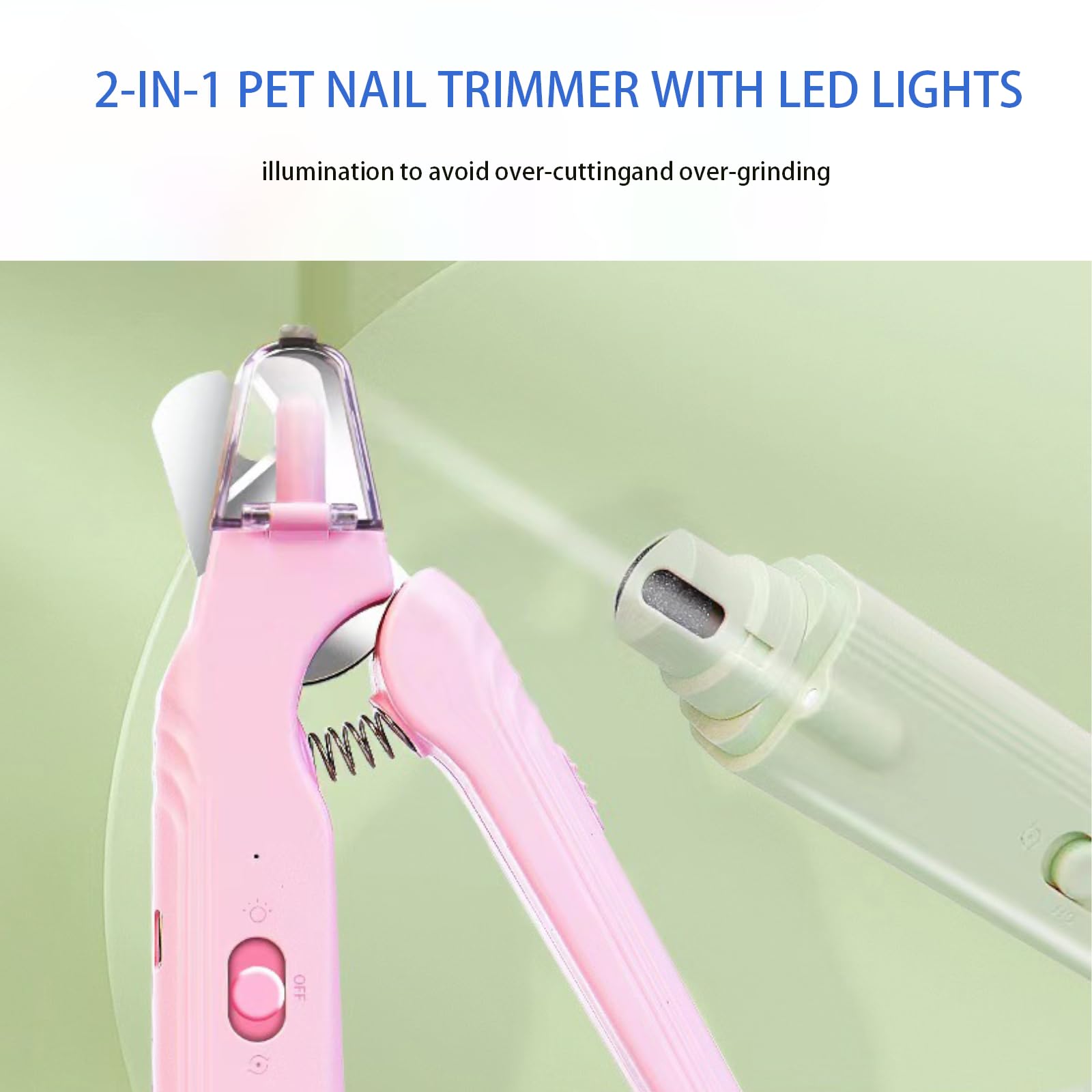 قصافة اظافر الكلاب من لياروميس، ماكينة تشذيب اظافر الحيوانات الاليفة الدقيقة مع واقي امان، مقبض مريح، شفرة مقاومة للصدا، مثالية للعناية بدون الم للكلاب الصغيرة والمتوسطة والكبيرة