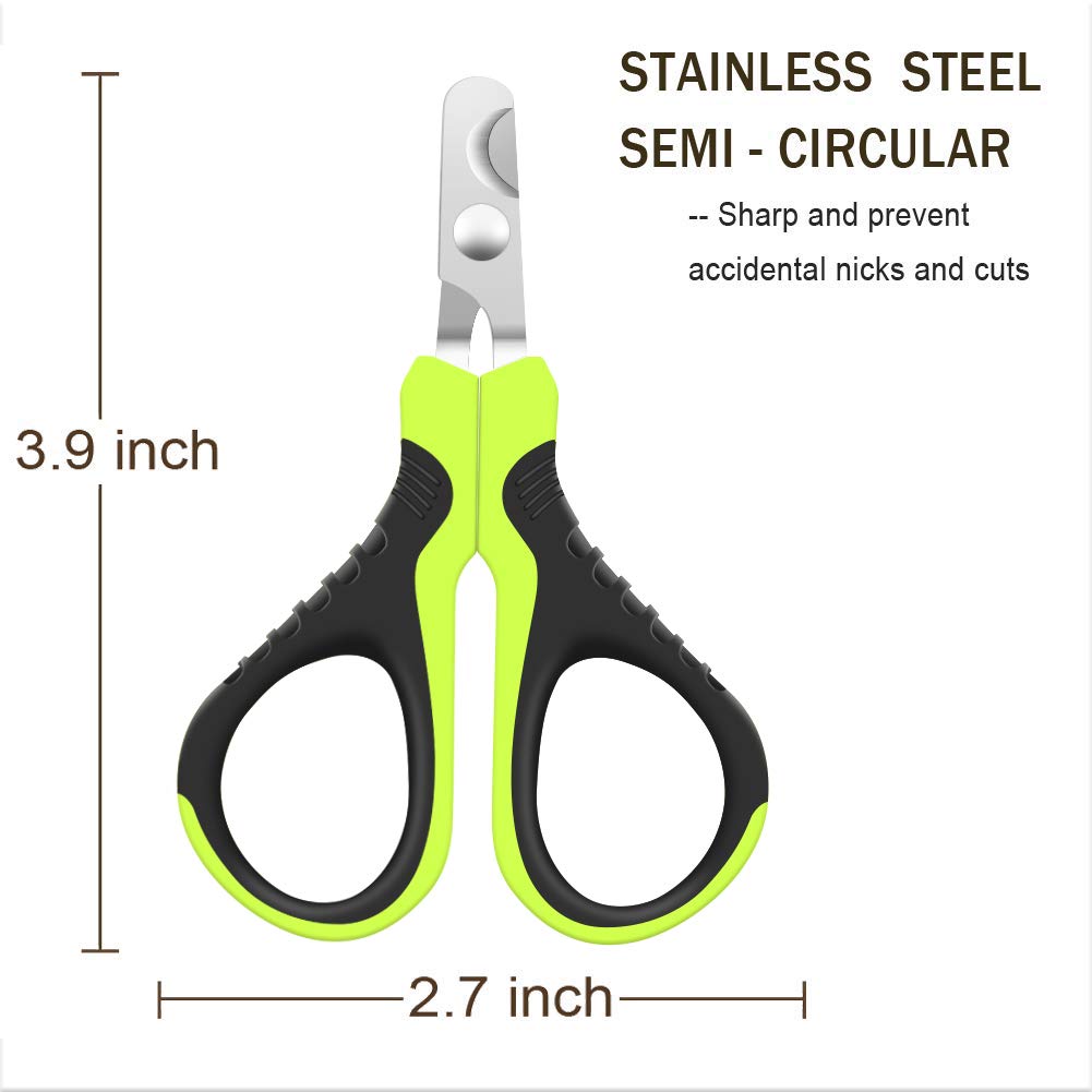 قصافة اظافر للحيوانات الصغيرة من فيتشي، مقص اظافر للكلاب والقطط لقص الاظافر، اداة احترافية للعناية المنزلية بالقطط والكلاب والجراء والارانب والطيور والقوارض