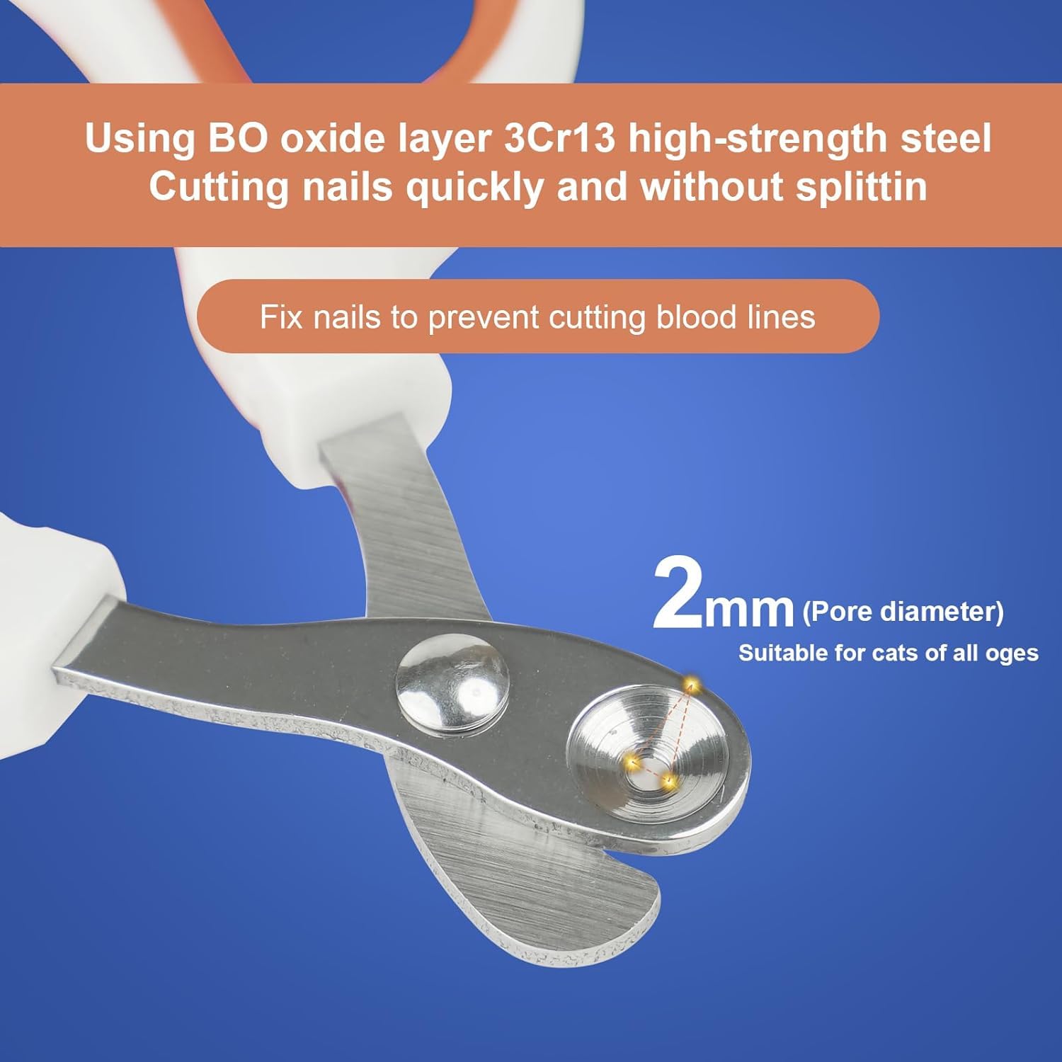قصافة اظافر للقطط والحيوانات الصغيرة مجهزة بمشط للحيوانات الاليفة ومقصات مخالب القطط والطيور والجراء والقطط الصغيرة والهامستر والارانب