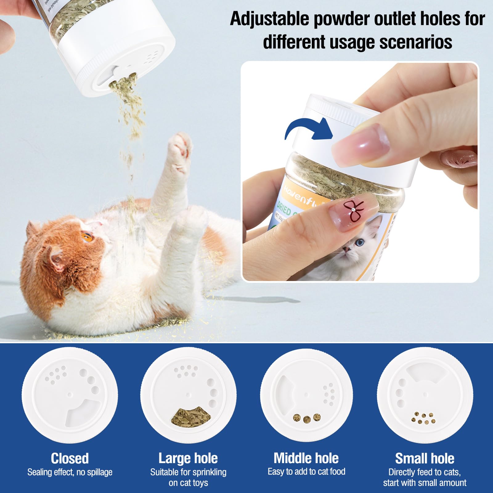 كاتنيب القطط، نيب مجفف وطبيعي 100% للقطط والقطيطات، يستخدم كوجبة خفيفة أو ألعاب الكاتنيب القابلة لإعادة الملء، للعب والتدريب، يمكن التحكم في كمية الكاتنيب