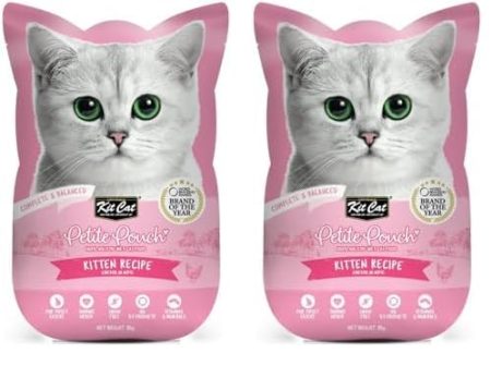 كت كات بتيت باوتش غذاء كامل-دجاج للقطط الصغيرة 70غ