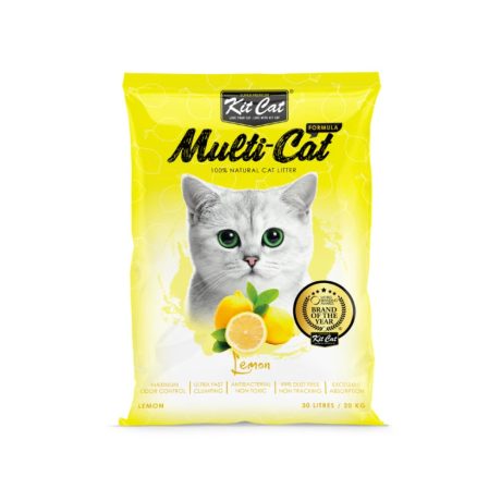 كت كات رمل مالتي كات ليمون 20 كغ