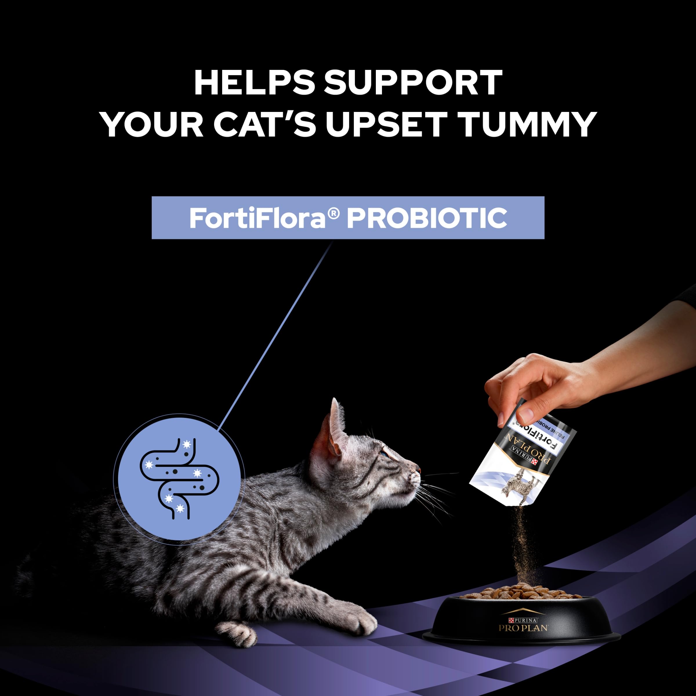 كيس بروبيوتيك للقطط فورتي فلورا من برو بلان، 30×1 غرام