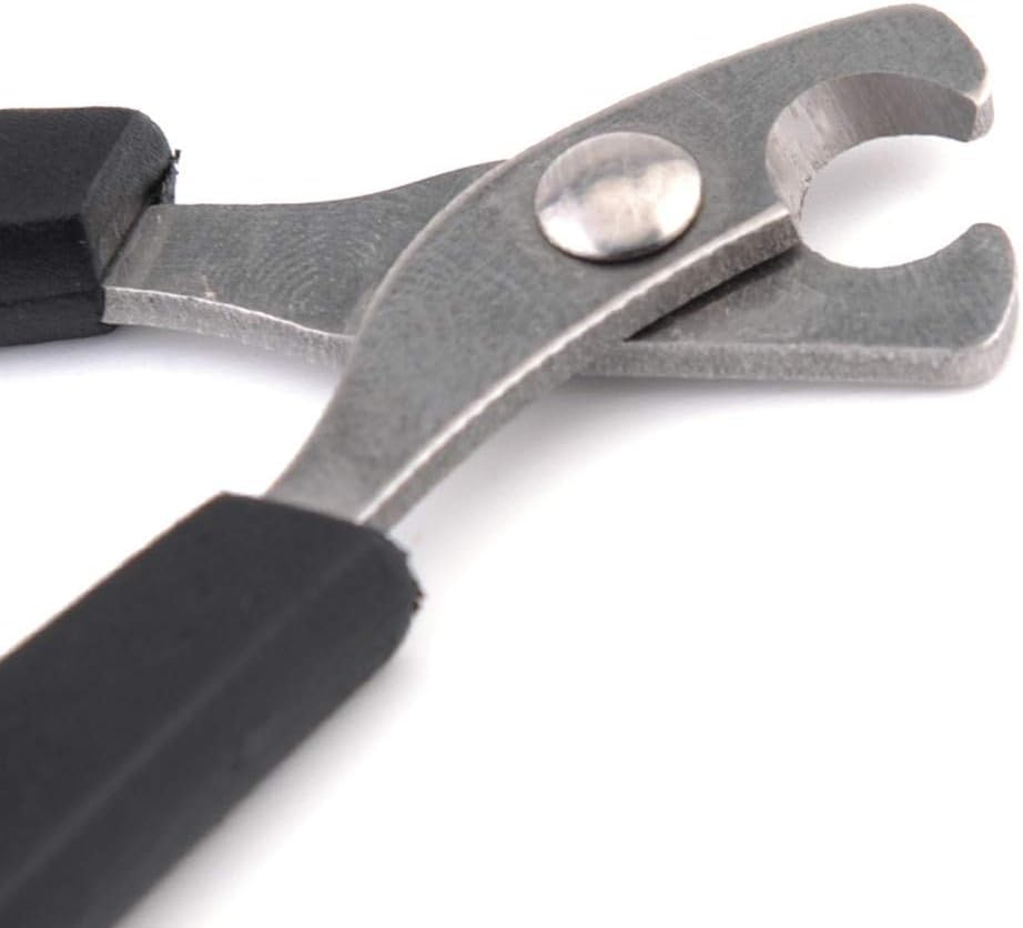 مامو بير قصافة اظافر القطط والحيوانات الاليفة للحيوانات الصغيرة، مقص مخالب القطط للخنازير الغينية والطيور والجراء والقطط الصغيرة واليربوع والهامستر والارانب، اسود واحمر