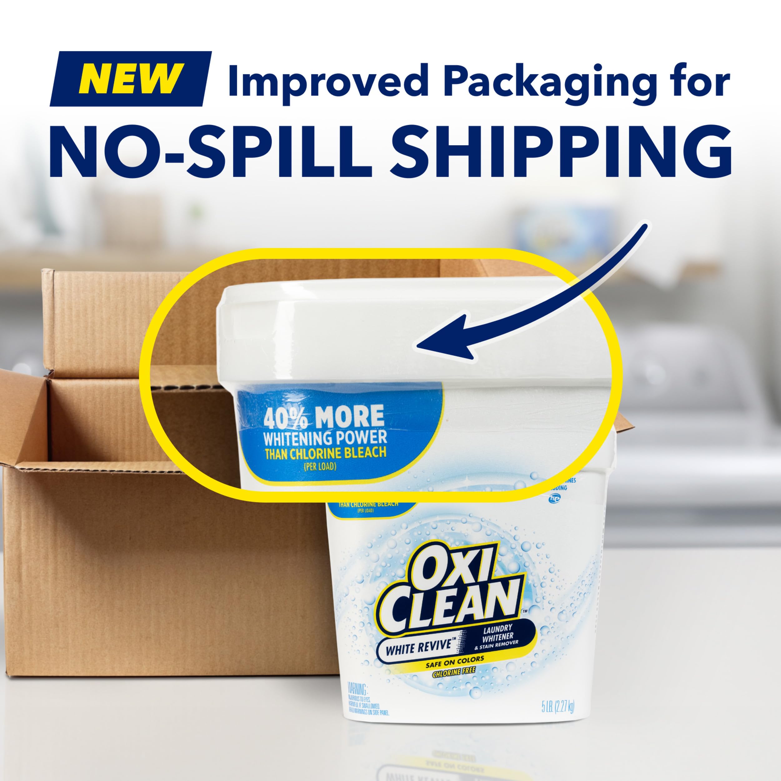 مبيض الغسيل وايت ريفايف من اوكسيلين +مزيل للبقع 5 باوند 5.25 رطل سائل 5.25