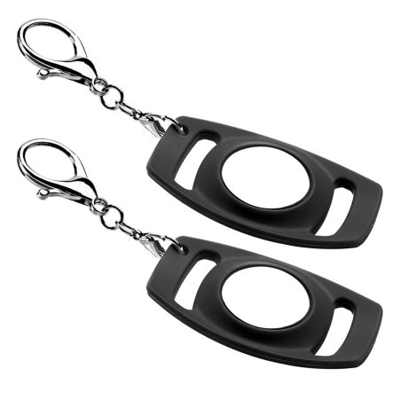 متوافق مع حامل طوق القطط ايرتاج، لجهاز تتبع الكلاب والقطط، جراب سيليكون مقاوم للماء والخدش (2 اسود)