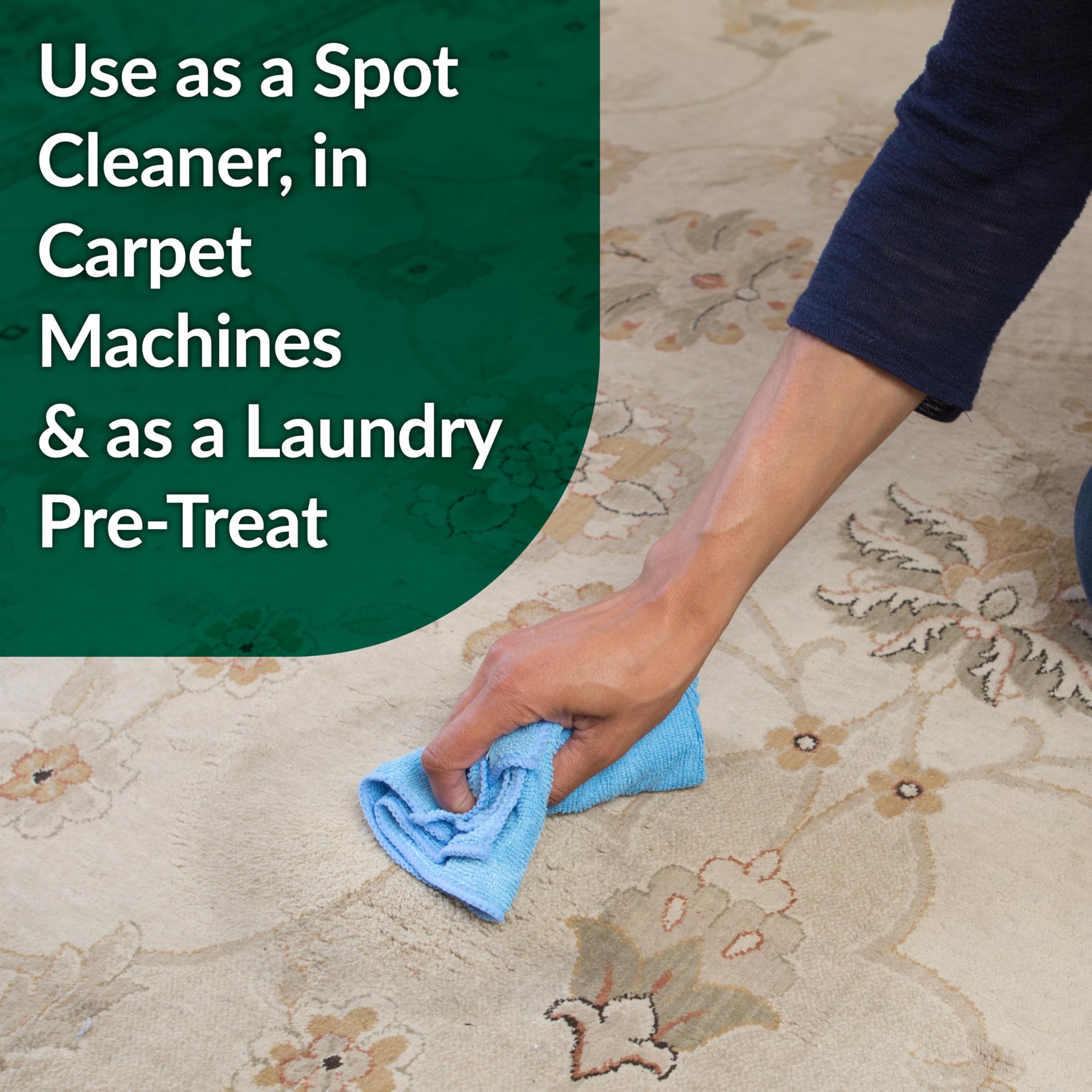 مزيل البقع والروائح الكريهة للحيوانات الاليفة والسجاد من بيو اكتيف - امن علي الاشخاص وللحيوانات الاليفة - بخاخ 32 اونصة، من سيمبل جرين