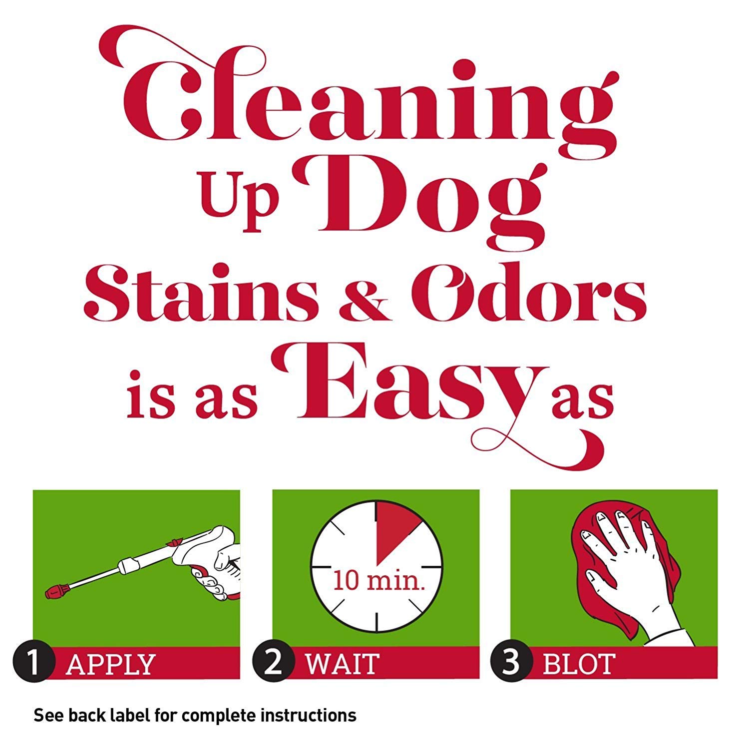 مزيل البقع والروائح الكريهة للكلاب من ناتشرز ميركل، مناديل مبللة