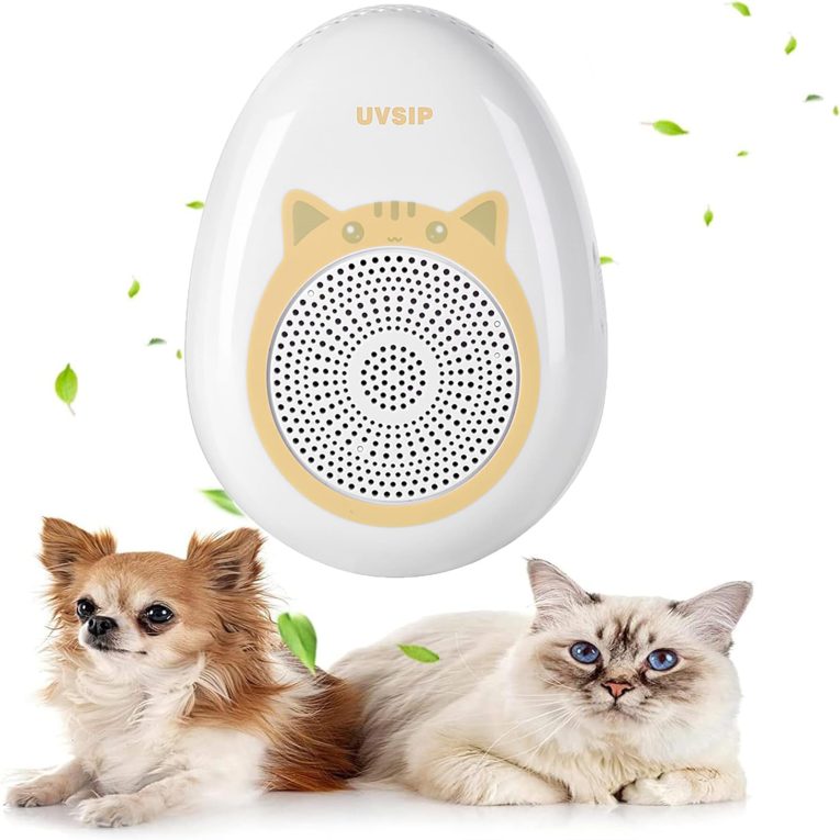 مزيل الروائح الكريهة لفضلات القطط من نالاكال، جهاز ازالة الروائح الكريهة لصندوق الفضلات، مستشعر ذكي فائق الهدوء وقابل لاعادة الشحن، مزيل للروائح الكريهة لسرير الحيوانات الاليفة والمطبخ والحمام