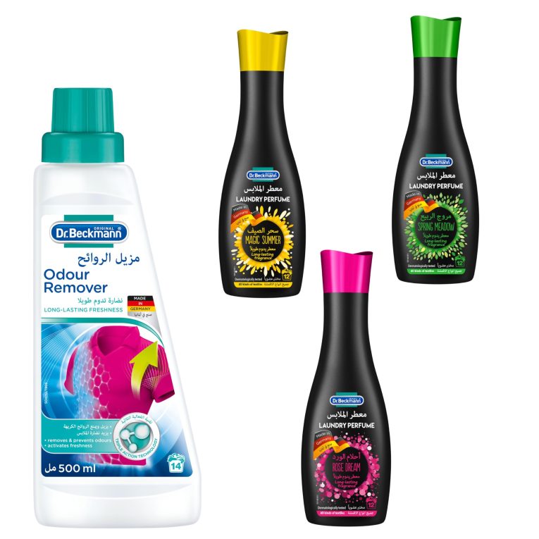 مزيل الروائح الكريهة من دكتور بيكمان، 500 مل + عطر غسيل (متنوع)