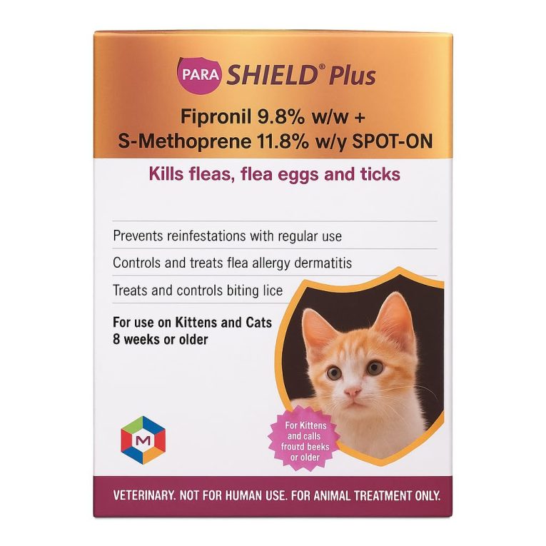 مستحضر باراشيلد بلاس سبوت أون من ميدفلاي هيلثكير للقطط والبراغيث