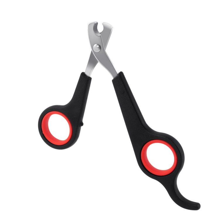 مقص اظافر احترافي للقطط من ديسيندا بمقابض كبيرة غير قابلة للانزلاق، مقص امن حاد من الستانلس ستيل للعناية بالحيوانات الاليفة الصغيرة للكلاب الصغيرة والجراء والارانب والطيور