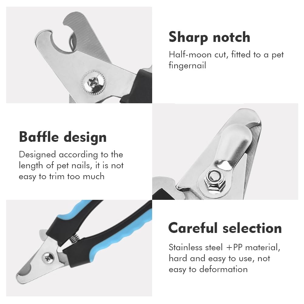 مقص اظافر للكلاب والقطط، اداة قص مخالب الكلاب مع مبرد اظافر، كماشة مخلب من الستانلس ستيل، مقص اظافر القطط، قاطع مخالب الكلب، مقص للعناية بمخالب الحيوانات الاليفة، مقص اظافر كبير