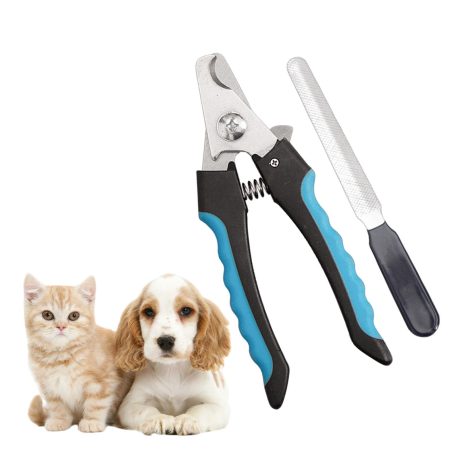 مقص اظافر للكلاب والقطط، اداة قص مخالب الكلاب مع مبرد اظافر، كماشة مخلب من الستانلس ستيل، مقص اظافر القطط، قاطع مخالب الكلب، مقص للعناية بمخالب الحيوانات الاليفة، مقص اظافر كبير