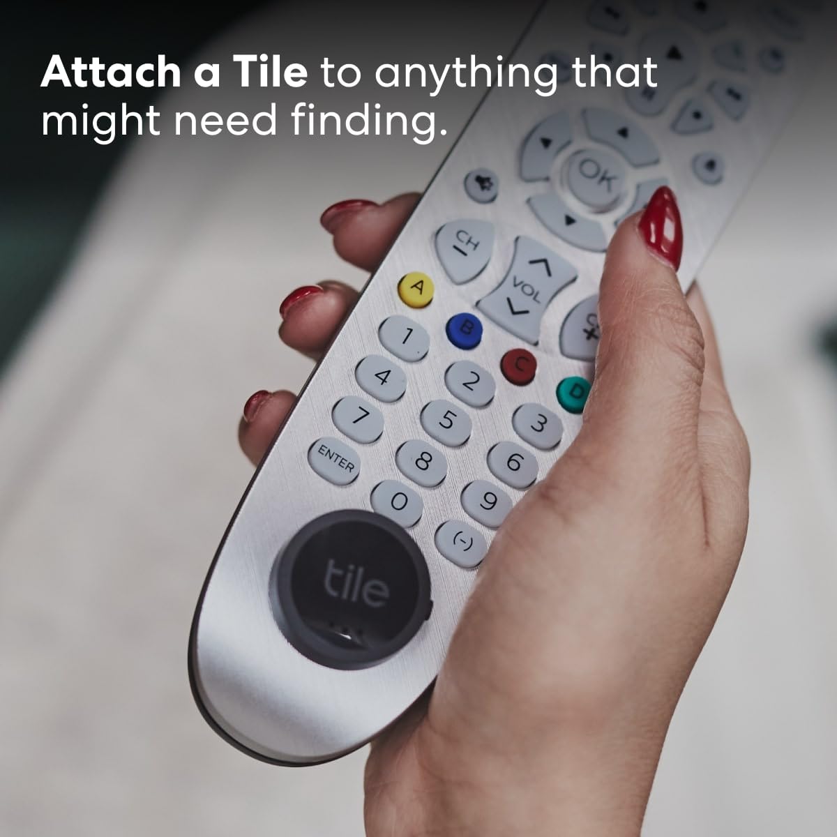 ملصق بلاط (2022) عبوة واحدة. متتبع بلوتوث صغير ، مكتشف عن بعد ، محدد موقع ، حيوانات أليفة والمزيد ؛ نطاق يصل إلى 250 قدمًا. مقاوم للمياه. مكتشف الهاتف. متوافق مع iOS و Android.