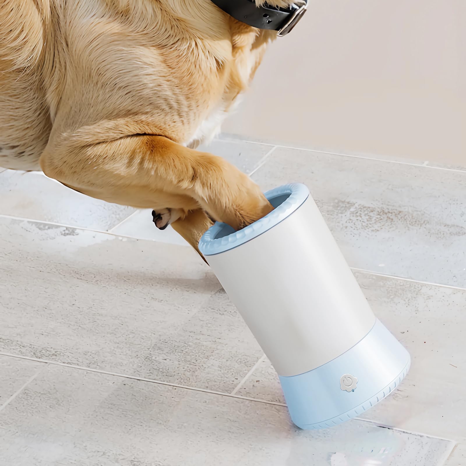 منظف مخالب الكلاب الاوتوماتيكي من ميسين، منظف كهربائي محمول لاقدام الحيوانات الاليفة مع بطانة سيليكون قابلة للفصل، الة تنظيف قدم الكلاب القابلة لاعادة الشحن، منظف مخالب الكلاب الموحلة للقطط الصغيرة