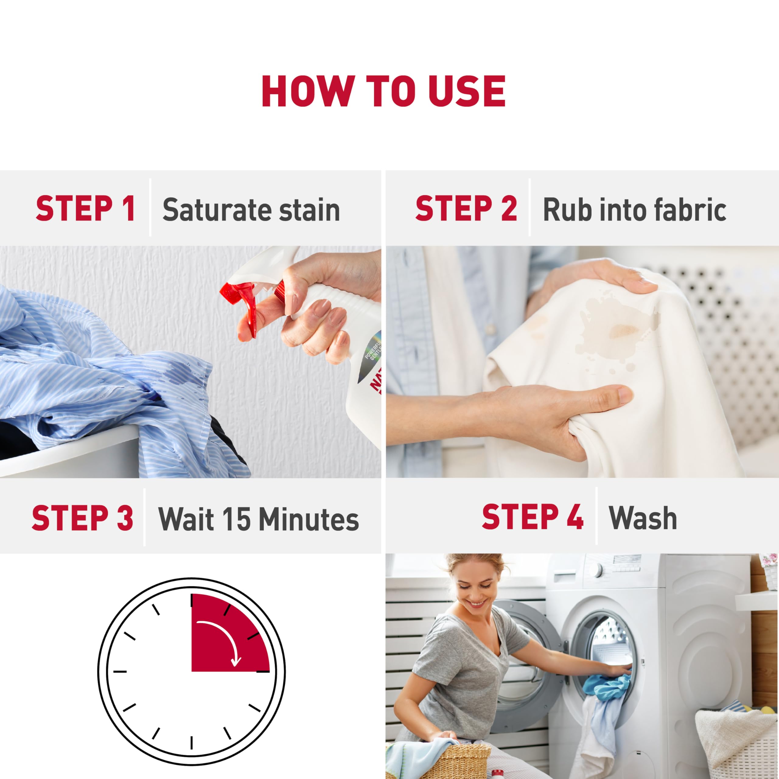 نيتشرز ميراكل مزيل البقع والروائح الكريهة من لوندري بوست، 32 اونصة، مزيل البقع والروائح قبل الغسيل