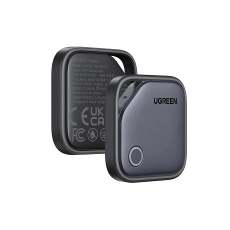 يوجرين FineTrack (سامسونج فقط)، قطعتان من علامات التتبع بتقنية البلوتوث متوافق مع تطبيق سامسونج SmartThings، الباحث عن العناصر جهاز تتبع ذكي للمفاتيح والأمتعة وجواز السفر والسيارة التتبع GPS