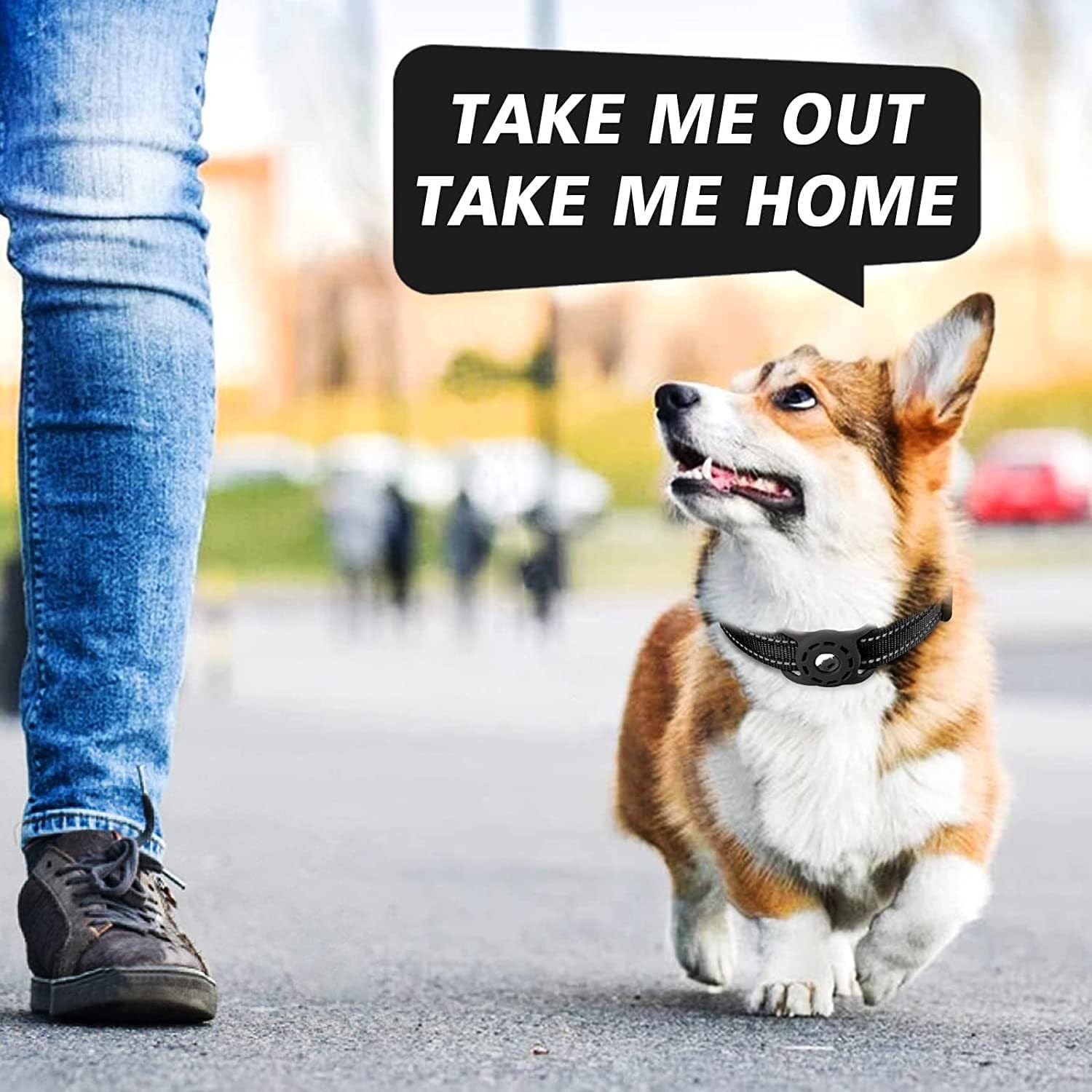 Aputue Cat Collar Holder, 2 Pcs Waterproof Silicone Case for Pet Collar, Anti-Lost Tracker Holder Compatible with Smart Tracking Devices, Secure Cat Tag Accessory for Indoor Outdoor Safety