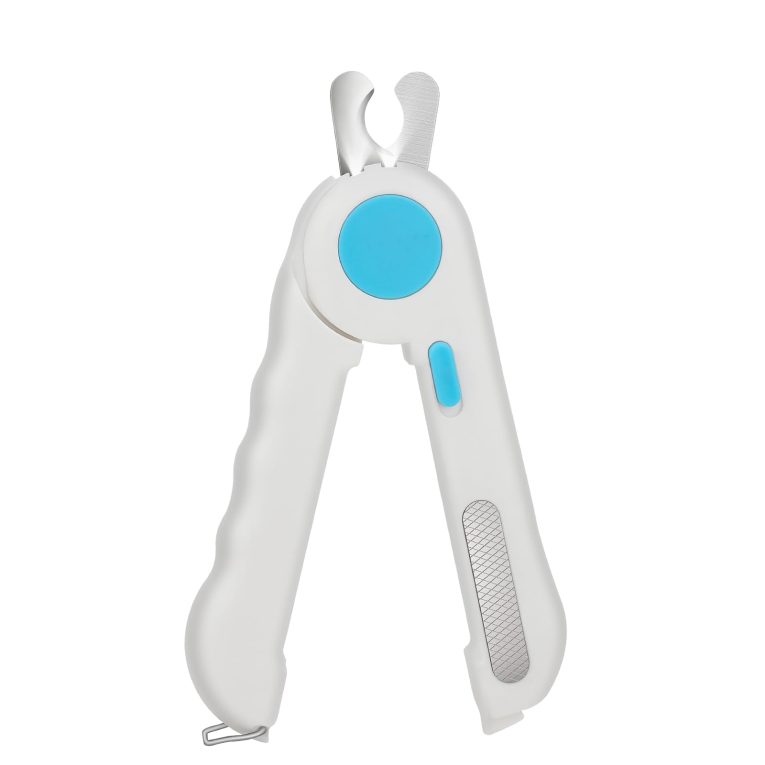 اداة تشذيب اظافر القطط والكلاب، قصافة اظافر الحيوانات الاليفة هادئة مع ضوء، مقص اظافر امن للحيوانات الاليفة للكلاب والقطط والارانب الحادة بدون تقصف مسامير، للعناية بمخالب الحيوانات الاليفة الكهربائية