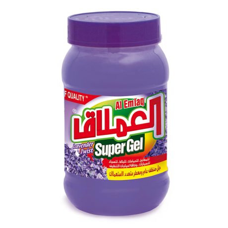 العملاق سوبر جل – منظف عام متعدد الاستخدامات برائحة اللافندر – مثالي للأرضيات والأسطح والحمامات ودورات المياه – ٥٠٠ غرام