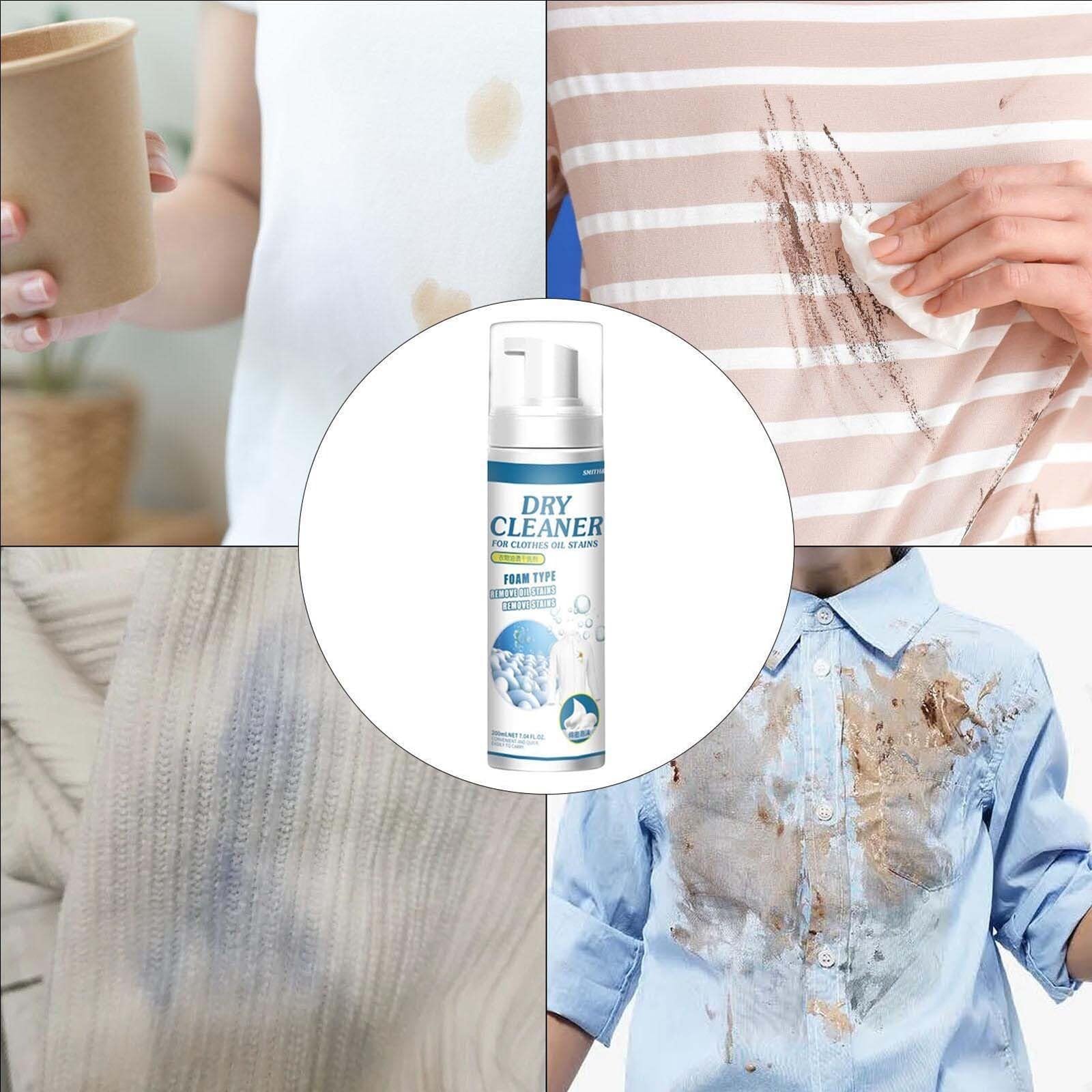 بخاخ تنظيف جاف للملابس من الميكاكوز، بخاخ غسيل مزيل البقع، منظف جاف للبقع الزيتية، مزيل البقع بدون ماء ومنظف مزيل الزيوت المنزلية