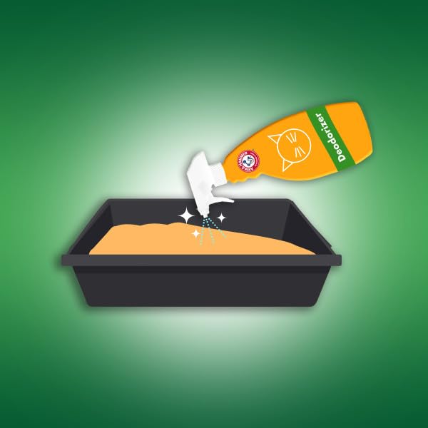 بخاخ مزيل للروائح الكريهة لصناديق فضلات القطط من ارم اند هامر، 21.5 اونصة سائلة، عبوتين