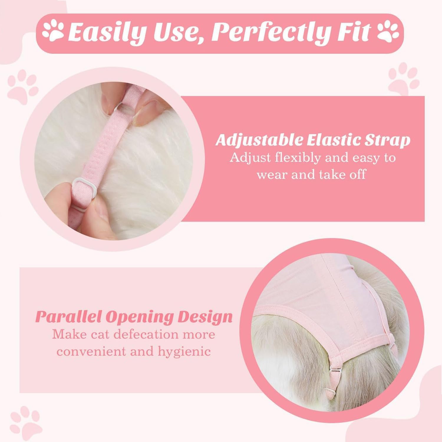 بدلة تعافي القطط من جويز، بدلة التعافي من جراحة القطط، قميص للتعافي الجراحي جيد التهوية بعد الجراحة، مضاد للعق للجروح، بديل ياقة E، ملابس للقطط فقط للنساء والقطط الصغيرة