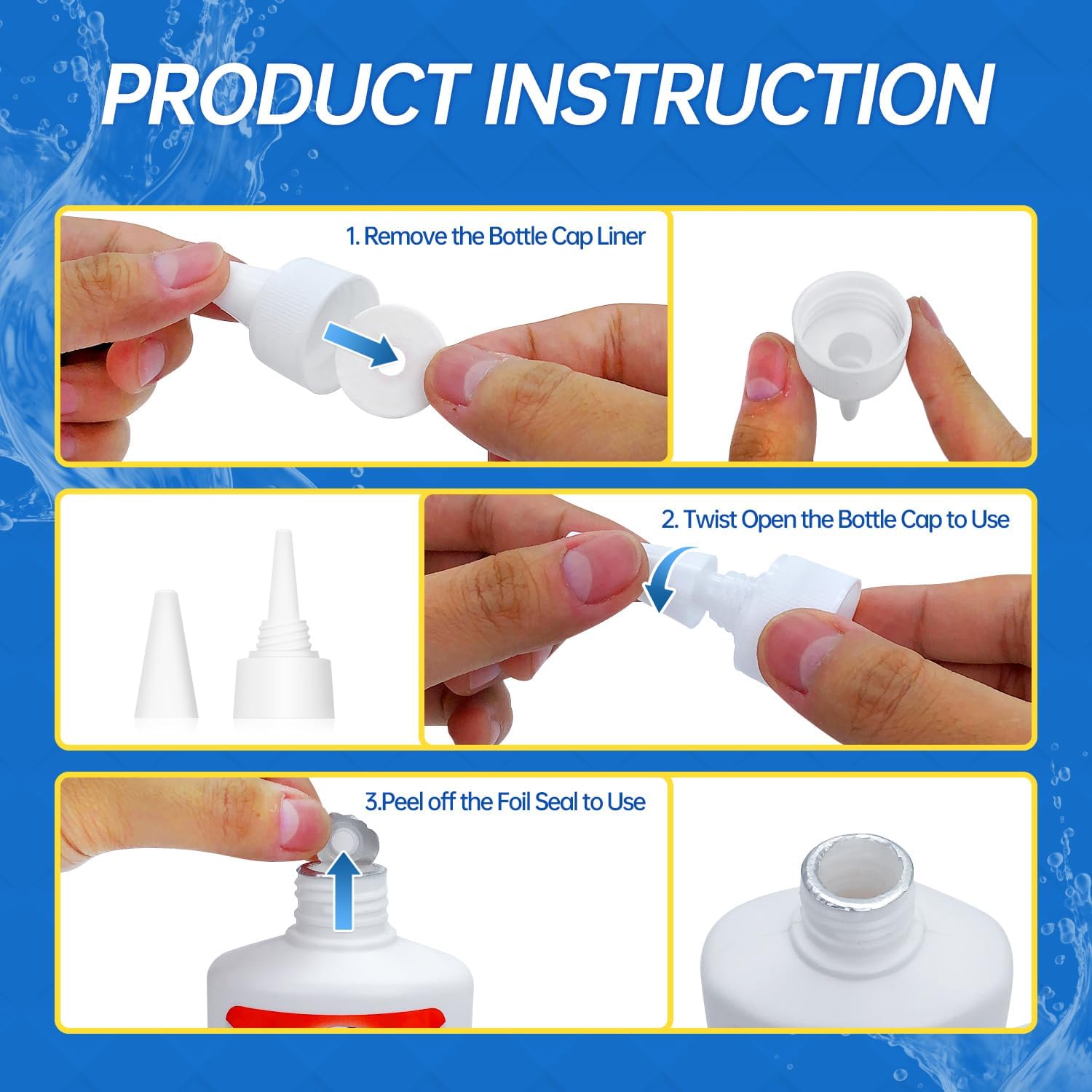 جل منظف شديد التحمل لازالة البقع والعفن الفطري لغسالات الملابس وبلاط الحمام وسد الدش والجص - جل تنظيف مضاد للعفن للتنظيف العميق وازالة الروائح الكريهة - 8 اونصة سائلة