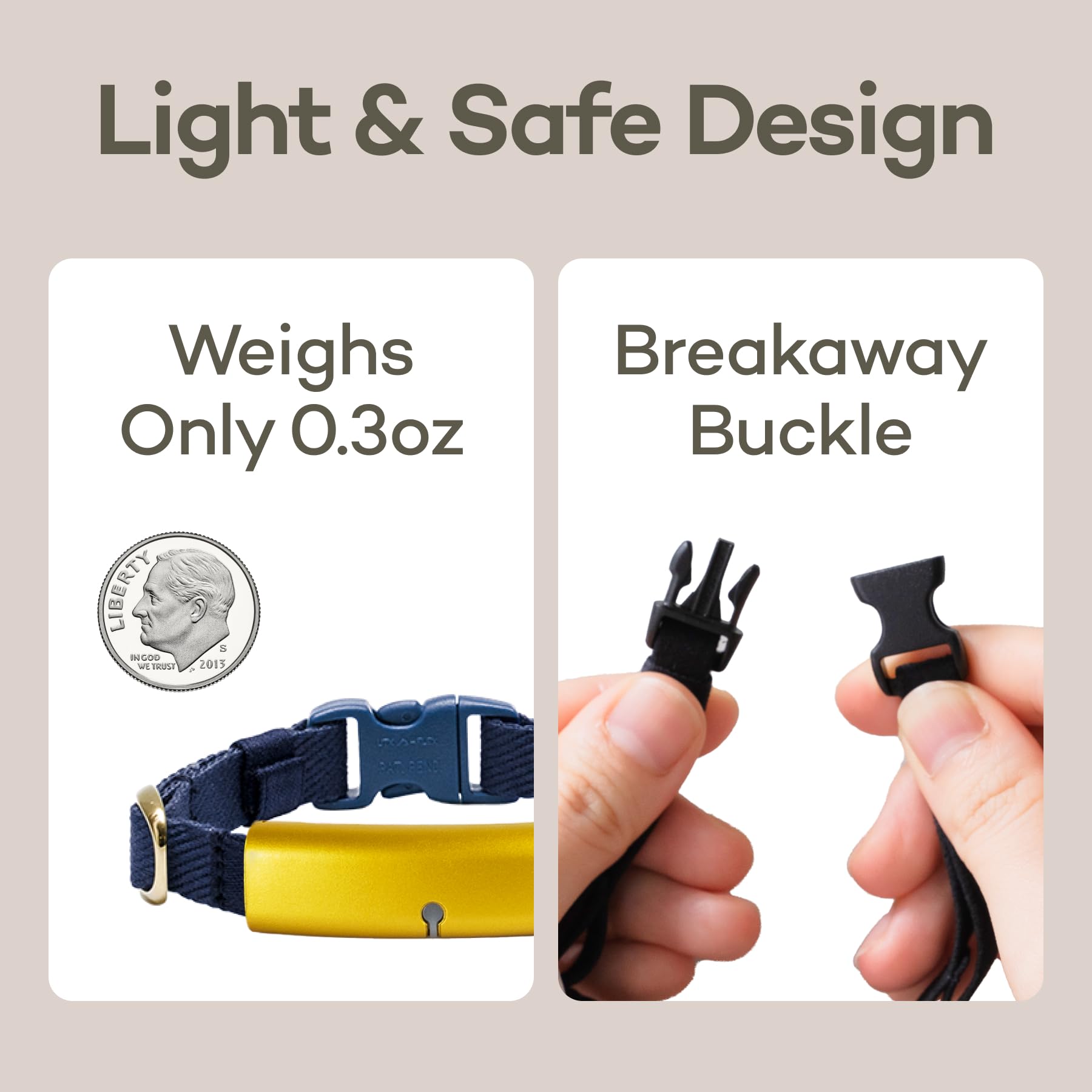 جهاز تتبع صحة القطط من كاتلوغ - طوق ذكي للقطط مع مشبك امان قابل للفصل للقطط الداخلية، تنبيهات صحية، مراقبة فورية (فوريست، M)