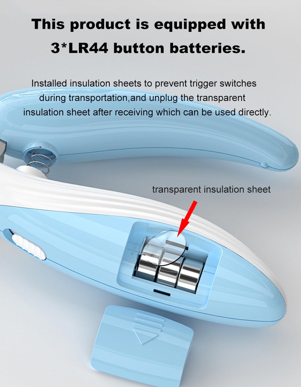 جينالايا قصافة اظافر الحيوانات الاليفة للقطط والكلاب باضاءة LED مع ضوء ولاتقاط، تضيء اظافر القطط والكلاب او خط الدم، مقص اظافر امن للحيوانات الاليفة للكلاب والقطط والارانب، لا ينفصل الاظافر (بينك)