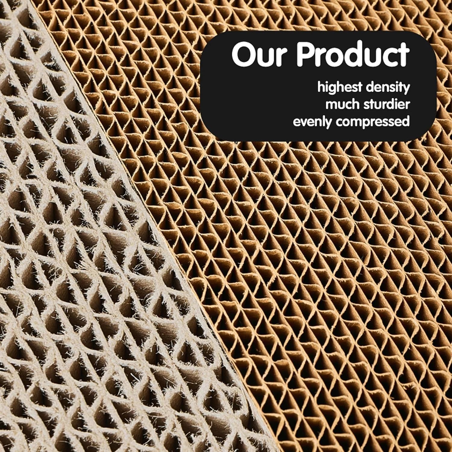 دويك ورق مقوى مموج قابل للعكس لحماية الاثاث والاريكة والسرير والنعناع البري (60 سم × 28 سم × 14 سم)