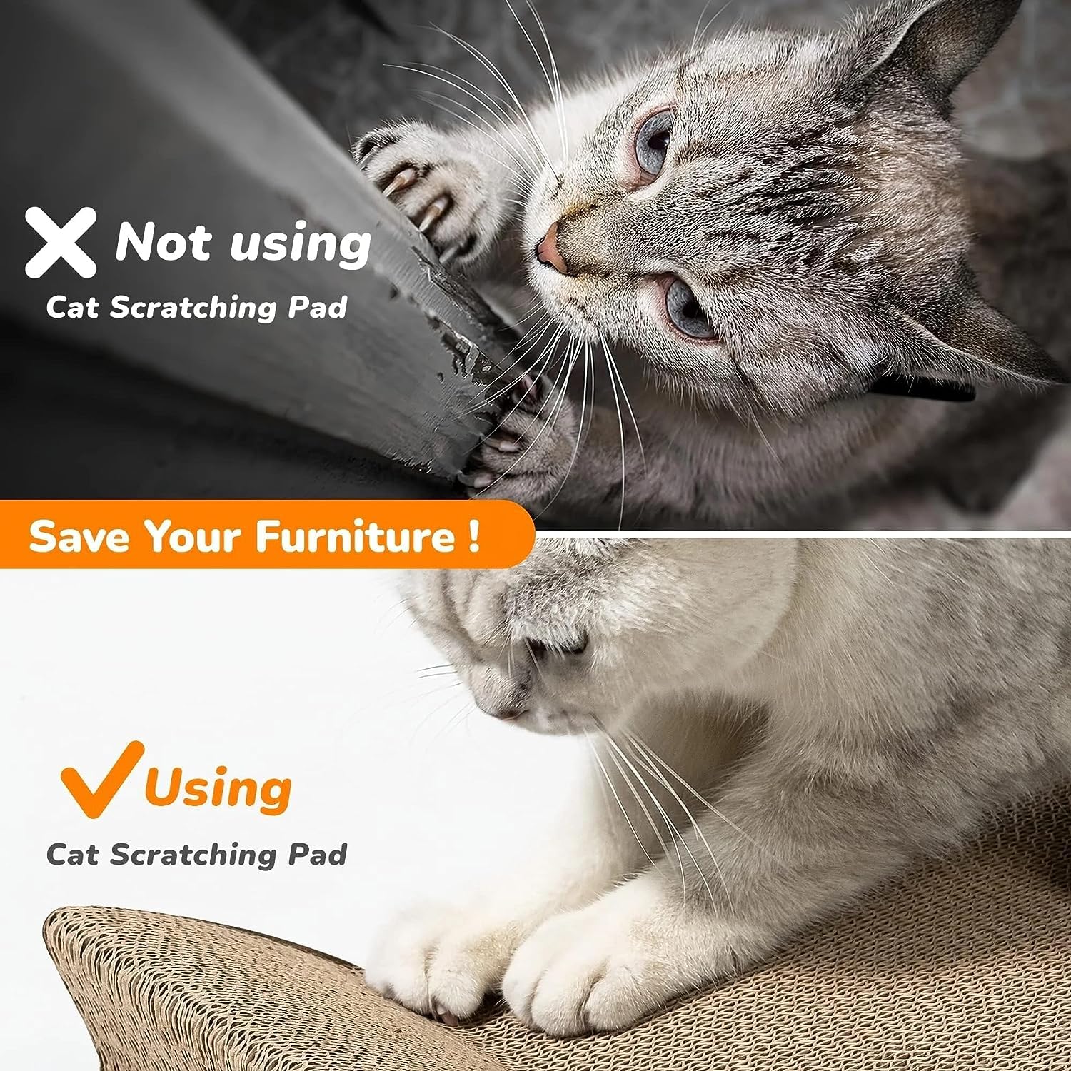 دويك ورق مقوى مموج قابل للعكس لحماية الاثاث والاريكة والسرير والنعناع البري (60 سم × 28 سم × 14 سم)