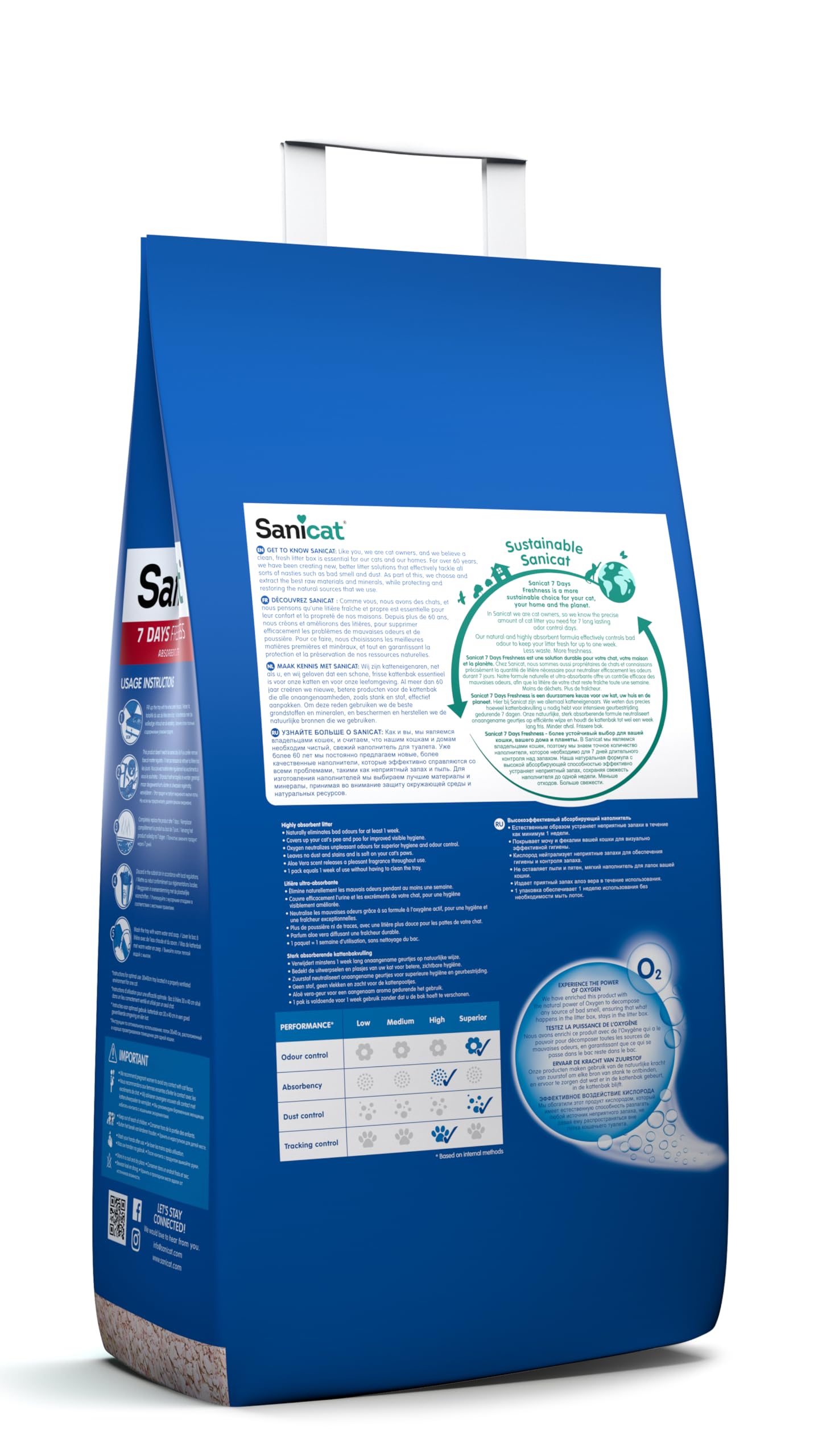 رمل فضلات قطط كلاسيكي برائحة صابون مارسيليا من سانيكات، 10 لتر