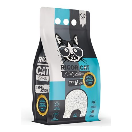 رمل لفضلات القطط ريجور برائحة منعشة 5 لتر