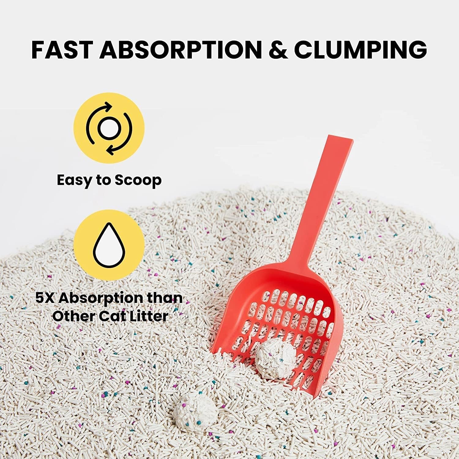 رمل لفضلات القطط من التوفو من مومو بير، مجموعة حبيبات رملية قابلة للتخلص منها، رملة خالية من الغبار جميلة طبيعية نقية، تتبع منخفض، خالية من الروائح، قدرة امتصاص فائقة، عبوة 6 لتر، 2.5 كغم.