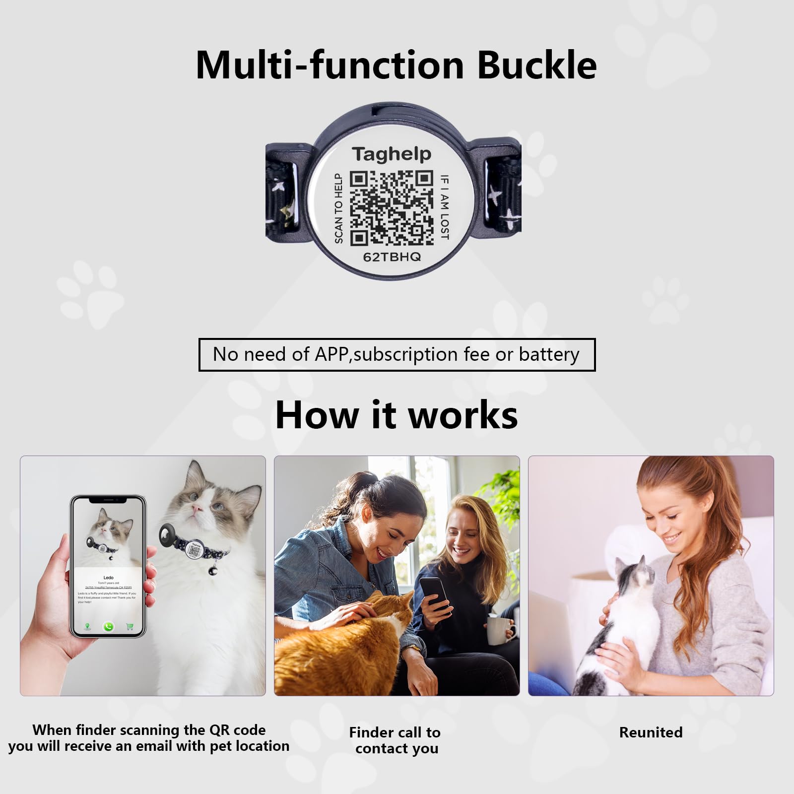 طوق قطط اير تاغ من تاجهيل، طوق قابل للفصل للقطط مع اقمار ونجوم ذهبية خفيفة الوزن لابل اير تاج، حامل جهاز تتبع GPS للقطط، طوق القطط القطط، (اسود وازرق وزهري)