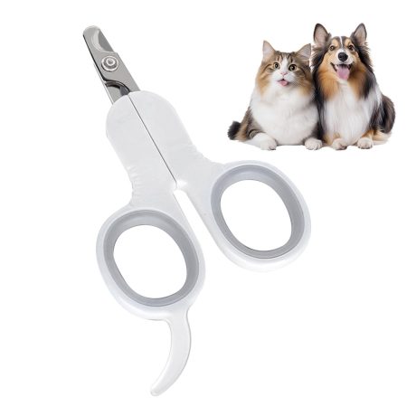 قصافة اظافر للقطط من الستانلس ستيل من بيكسارو - قطاعة مخلب القطط سهلة الامن، مقص اظافر للكلاب والقطط ومقص اظافر للقطط والكلاب والارانب والحيوانات الصغيرة