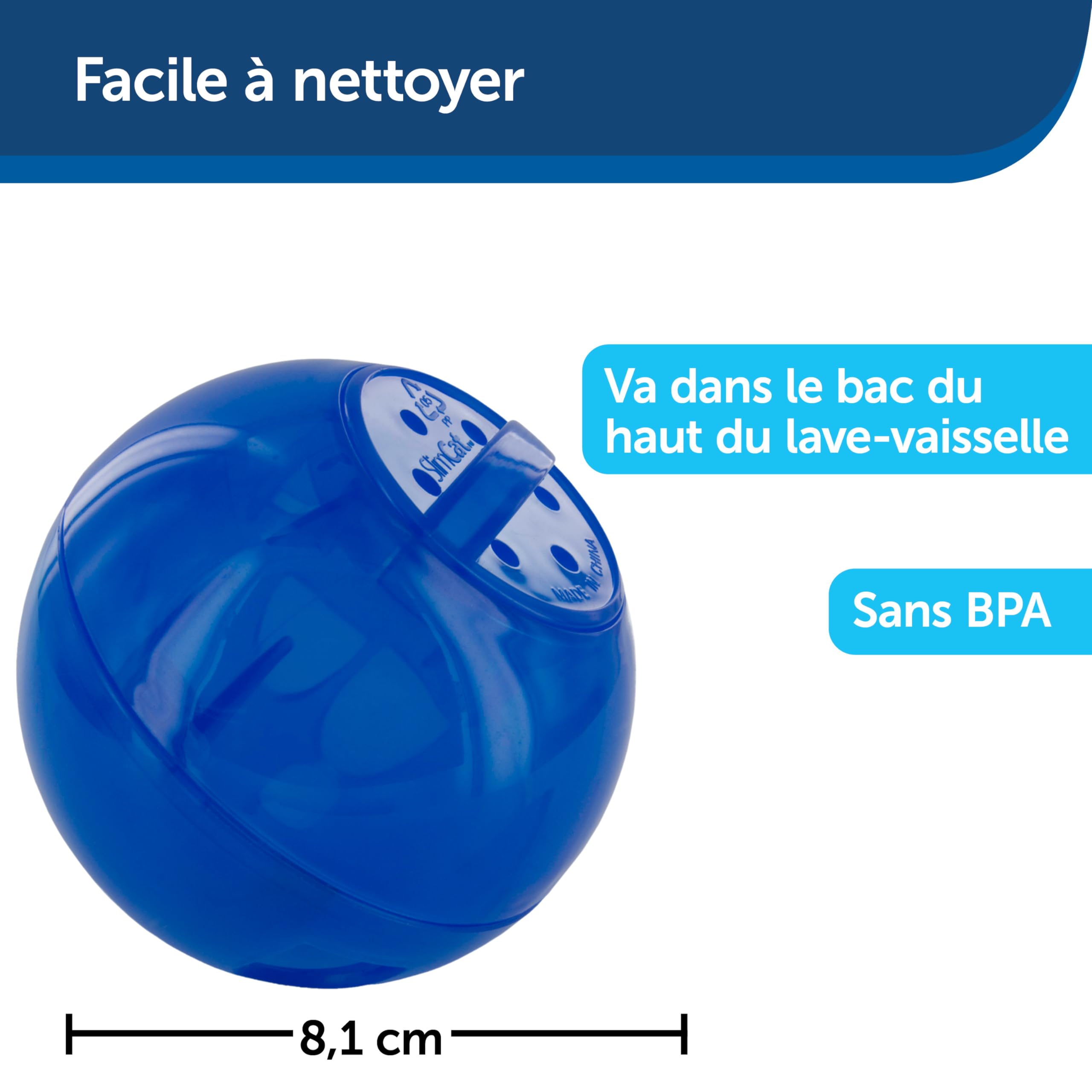 لعبة توزيع الطعام للقطط سليم كات، لعبة حلوى، موزع طعام تفاعلي، كرة الوجبات الخفيفة للقطط من جميع الأعمار من بيتسيف