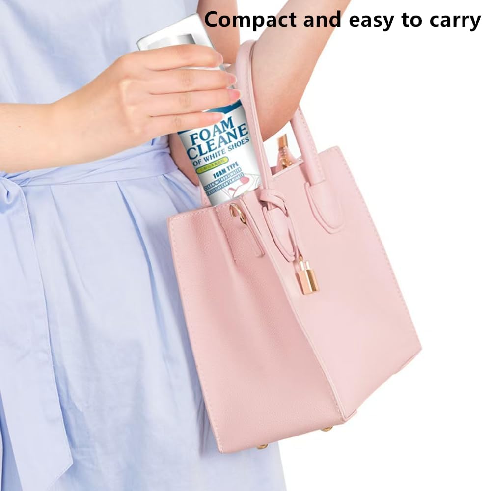 مزيل بقع الاحذية من ازوني - كريم تنظيف الكل في واحد، محلول سحري متعدد الاغراض ينشط الاحذية البيضاء بشكل فعال للحصول على لمعان بدون بقع، سهل الاستخدام، لطيف وسريع المفعول