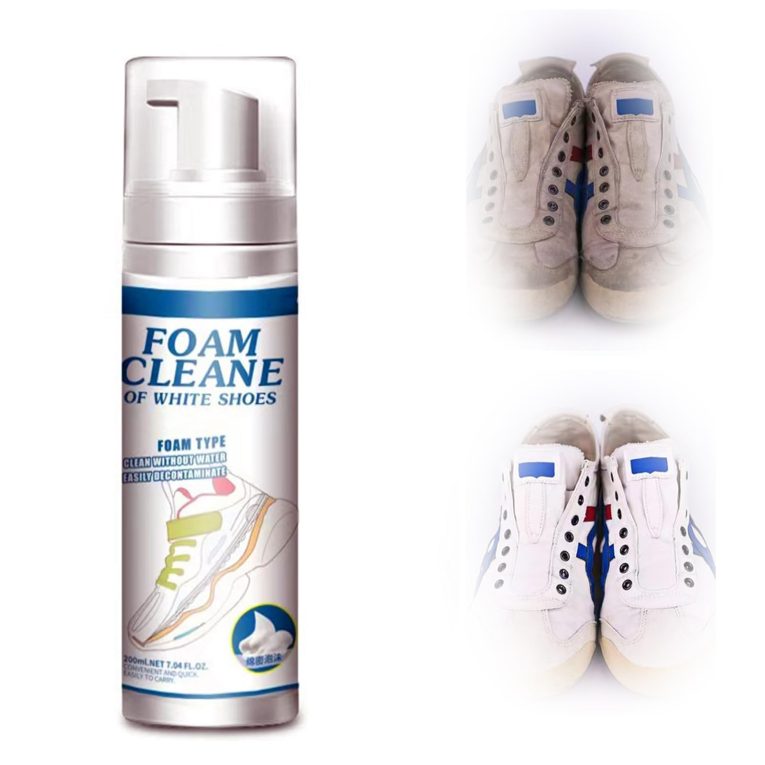 مزيل بقع الاحذية من ازوني - كريم تنظيف الكل في واحد، محلول سحري متعدد الاغراض ينشط الاحذية البيضاء بشكل فعال للحصول على لمعان بدون بقع، سهل الاستخدام، لطيف وسريع المفعول