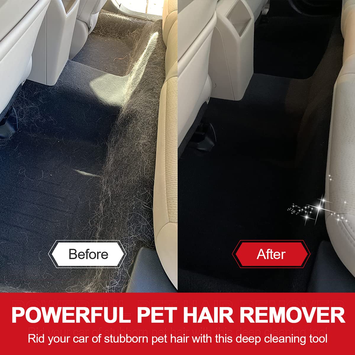 مزيل شعر الحيوانات الاليفة والكلاب والقطط من ايليمسي، اداة ازالة وبر برو، اداة ازالة الفراء، مكشطة سجاد محمولة، فرشاة حلاقة كرات الشعر للسجاد والسيارة والكنبة وسرير الحيوانات الاليفة والاثاث والسجاد