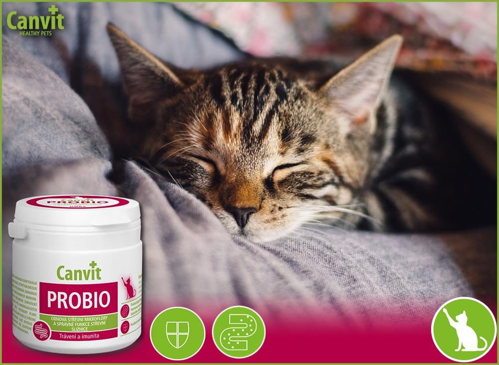 مستحضر بروبيو للقطط الهضم والمناعة 100 غرام من كانفيت